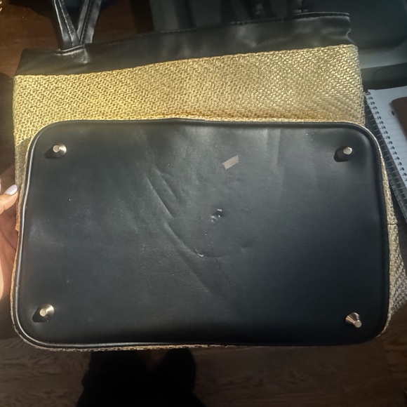 Versace Black and Tan Woven Tote with Dust Bag - Picture 3 of 5